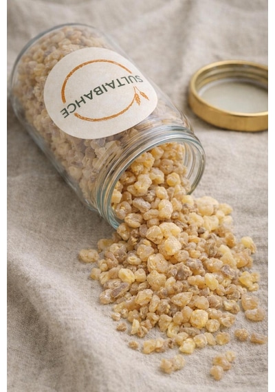 Sultanbahçe Akgünlük Sakızı 90 Gr - %100 Doğal Reçine - Yüksek Kalite Saf Ak Günlük Sakızı Cam Kavanoz