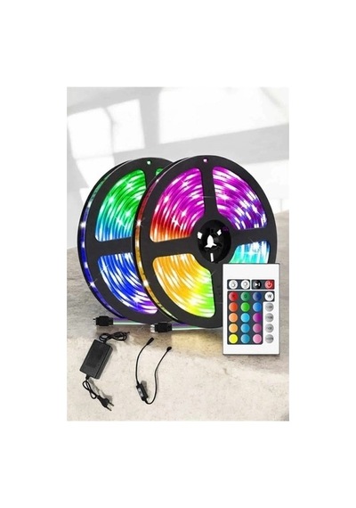 Buğz Yeni Nesil Rgb Işıklı 10metre Şerit Led Kumandalı Şarj Edilebilir Diğer 25029731