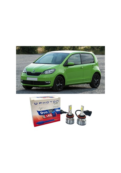 Skoda Citigo Kısa Far Ampulü H7 Duo Yeni Seri Beyaz 2011-2019