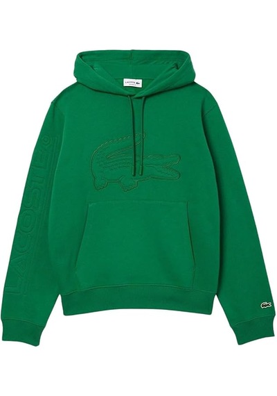 Lacoste Erkek Jogger Kapşonlu Sweatshirt Yeşil