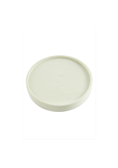 Yuvarlak Ahşap Anfora Kumaş Yüzüklük 20 Cm Çok Renkli