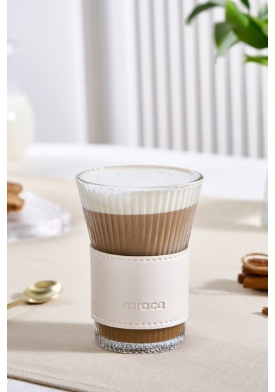 Karaca  Leather Cool Touch Latte Bardağı 210 Ml Sedef