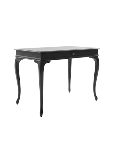 Regnum Fransız Still Ahşap Çalışma Masası 80x125 Siyah