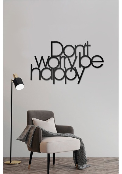Dont Worry Be Happy - Metal Dekor