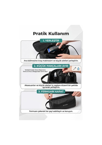 Andis Oval Groomer Aksesuar Çantası