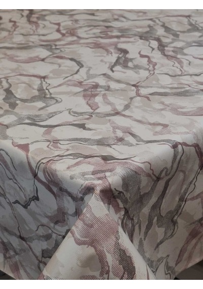 Elyaflı Pvc Masa Örtüsü Modern, Dayanıklı, Silinebilir Ve Şık Görünüm Fnt1280 Pembe