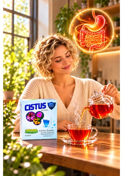 Cistus Incanus Karışım Bitki Çayı 45 Adet Cistus İlaveli Zencefilli & Ekinezyalı Bitkisel Çay - 931989787