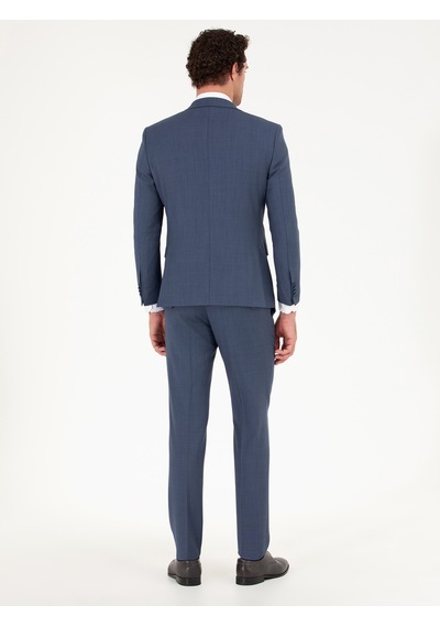 Cacharel Mavi Slim Fit Takım Elbise