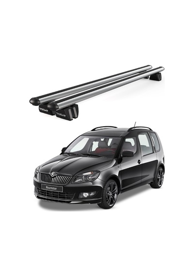 Pençe Skoda Roomster 2007-2015 Uyumlu Gri Ara Atkı 109cm Port Bagaj Tavan Barı