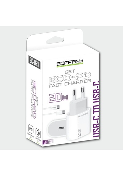 Ec-021 Ec-021 20w Eco-pd Hızlı Şarj Usb-c To Type-c