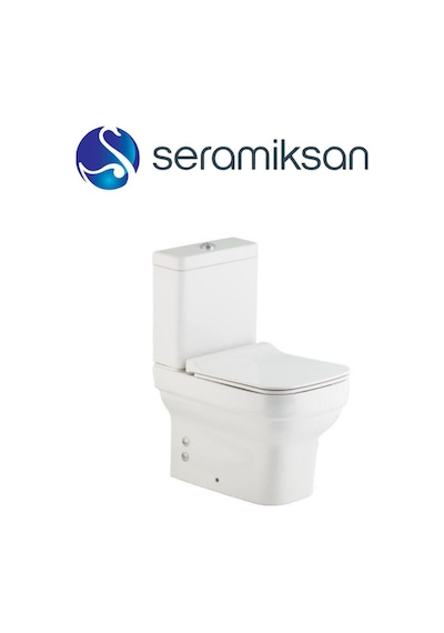 Seramiksan A091030H Bold Kanalsız Duvara Sıfır Klozet Takımı