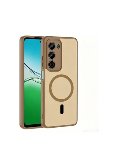 Xiaomi Redmi 15 Kılıf M-safe Şarj Özellikli Zore Babet Kapak Xiaomi Redmi 15 Zore - Kahverengi