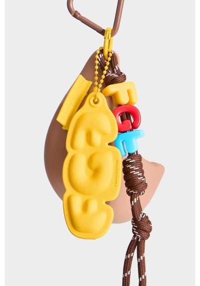 Defacto Fungoofun X Defacto Muz Figürlü Charm Ve Katlanabilir Bez Kol Çantası H9317ax26smbn45 Kahve-bn45
