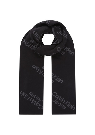 Calvin Klein Aop Scarf Kadın Siyah Atkı