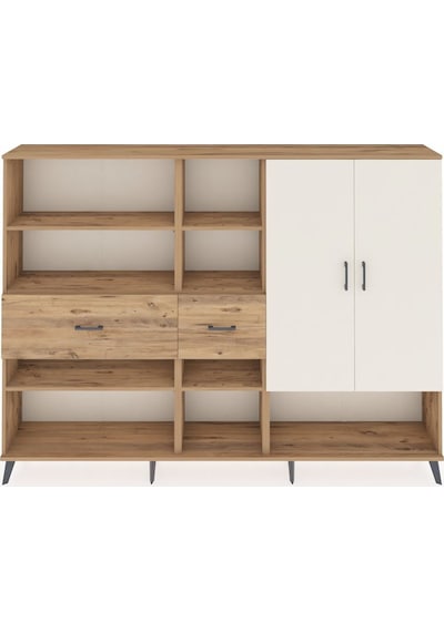 Arges Dolap 10 Raflı 2 Çekmeceli 2 Kapaklı 220x30x163 Çam-aytaşı/çam Aytası/atlas Çam - Atlas Çam Arges Dolap 10 Raflı 2 Çekmeceli 2 Kapaklı 220x30x163 Çam-aytaşı/çam Aytası/atlas Çam - Atlas Çam
