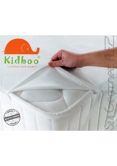 Microfiber Kumaş Yüzey Sıvı Su Geçirmez Köşe Lastikli Bebek Yatak Koruyucu Alezi Ebat: 70 140 Cm