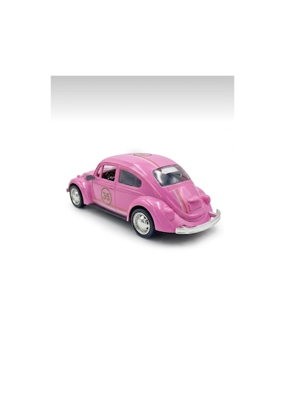 TıfılToys Uzaktan Kumandalı Şarjlı Işıklı Full Fonksiyon Kauçuk Tekerlekli Nostalji Vosvos Araba Pembe