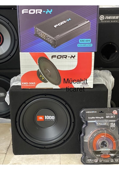 Jbl Set 30cm Bas Forx 4kanallı Anfi Forx 16cm Midrange Plc Kablo