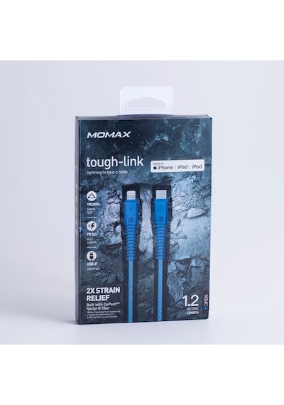 Momax Tough Lınk Usb-C To Lightning Cable (1.2M) Momax Tough Lınk Usb-C To Lightning Cable (1.2M)