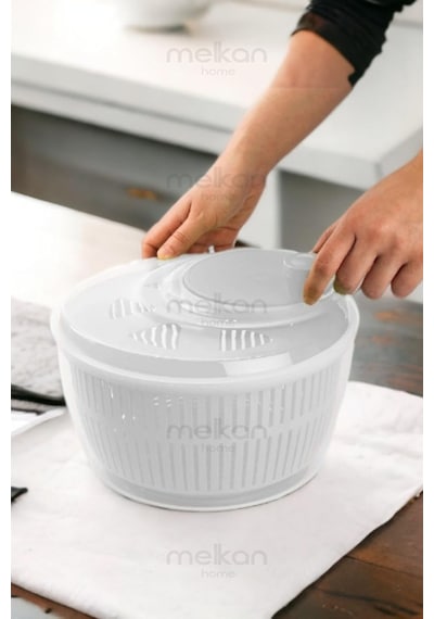 Salata Ve Sebze Kurutucu 5 Litre Beyaz Salata Kurutucu Çok Renkli