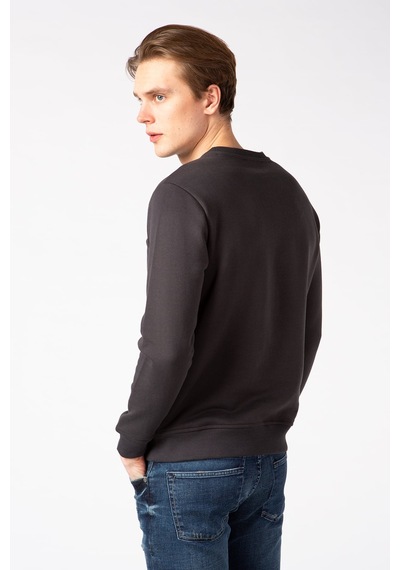 Vigoss Erkek Baskılı Sweatshırt 62132-30048 Koyu Antrasit
