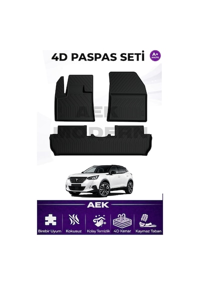 Peugeot 3008 Seri 2 Gt Line 4d Paspas Seti 2016-2024 A++ Kalite 3 Parça