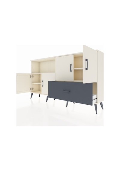 Arges Konsol 4 Raflı Tek Çekmeceli 4 Kapaklı 176x30x99 Aytaşı-ayt Aytaşı-aytaşı/antrasit Arges Konsol 4 Raflı Tek Çekmeceli 4 Kapaklı 176x30x99 Aytaşı-ayt Aytaşı-aytaşı/antrasit