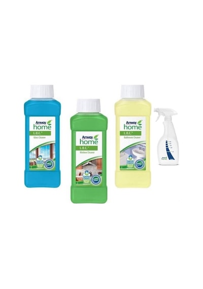 Amway Home LOC Cam + Mutfak + Banyo Temizleyici 3 x 500 ML + Sprey Şişe