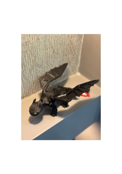 Dişsiz Toothless Ejderhanı Nasıl Eğitirsin Hareketli Figürü - 20 Cm 1 Adet Siyah