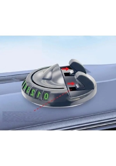 360 Dönebilen Telefon Tutucu - Yapışkanlı Numaratör İle 2'si 1 Arada 0000