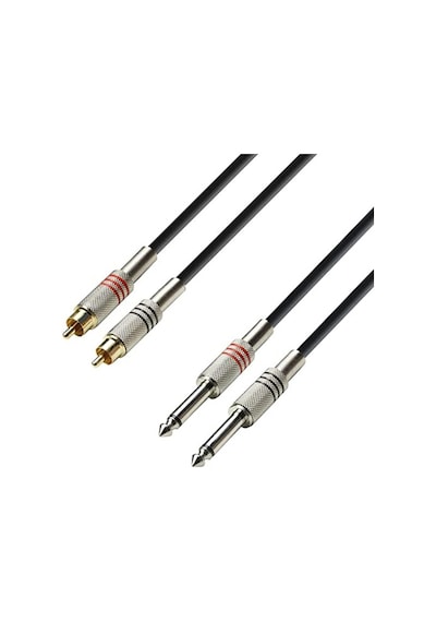 Yka 2 Rca Erkek 2x6.3 Mm Mono Kablo 5 Metre