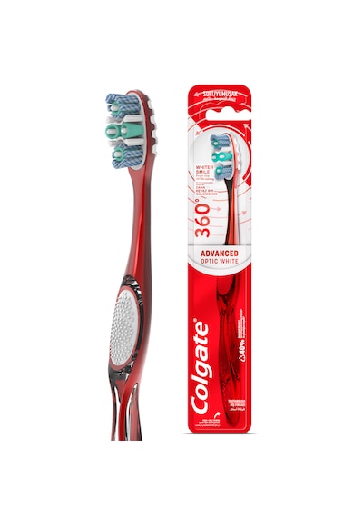 Colgate 360 Gelişmiş Optik Beyaz Yumuşak Beyazlatıcı Diş Fırçası