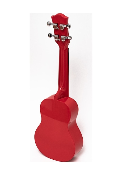 Valler Uk110 Krom Burgu Kırmızı Soprano Ukulele