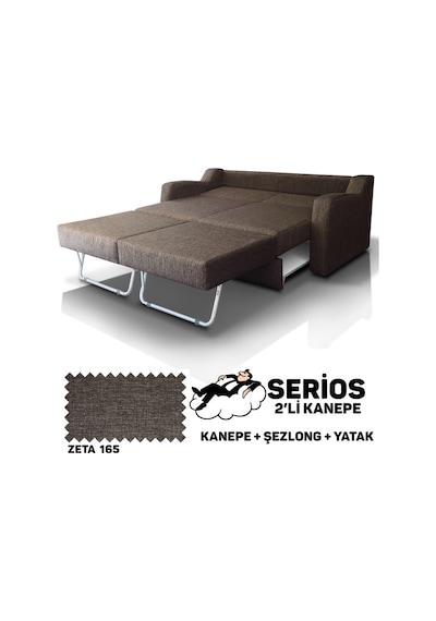 Serios Şezlonglu Yataklı Kanepe - Zeta 165