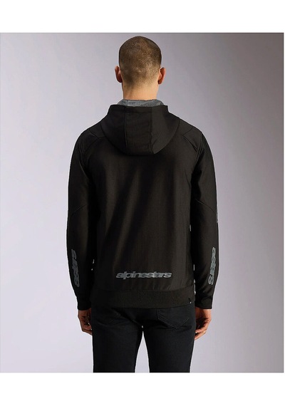 Alpinestars Sessions V3 Hoodie Kapüşonlu Sweatshirt Siyah Gri Çok Renkli