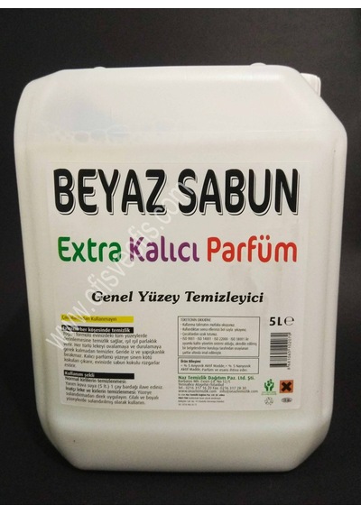 Naz Beyaz Sabun Kokulu Yüzey Temizleyici 5 Kg