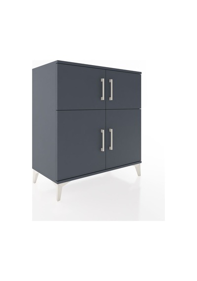 Hyperion Şifonyer Tek Raflı 4 Kapaklı 88x44x96 Antrasit-antrasit Antrasit Hyperion Şifonyer Tek Raflı 4 Kapaklı 88x44x96 Antrasit-antrasit Antrasit