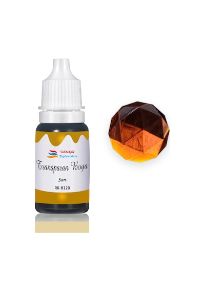 Epoksi Reçine Transparan Boya Pigment Şeffaf Epoksi Boyası 20 Ml Sarı - 8120
