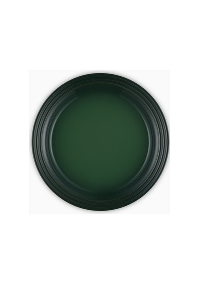 Le Creuset Klasik Dayanıklı Tasarım Seramik Yemek Tabağı 27 Cm Koyu Yeşil