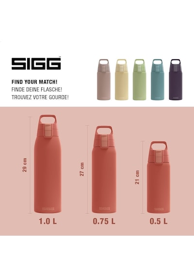 Tr Yalıtımlı İçecek Şişesi Shield Therm One Eco Red Gazlı İçecekler İçin Uygundur Sızdırmaz, Bula Diğer
