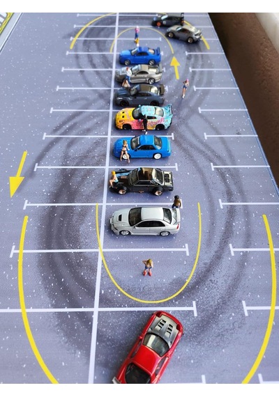 Drift Park Pisti Mouse Pad 90x40 Cm Büyük Boy Kaymaz Tabanlı Masa Matı Gaming & Ofis
