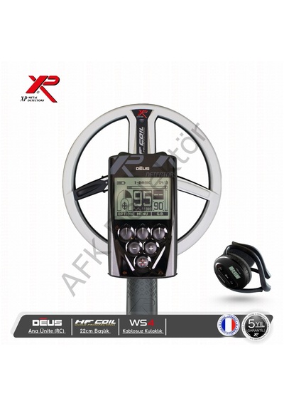 Xp Deus Rc Ana Üniteli 22 Cm Hf Başlıklı Ws4 Kablosuz Kulaklıklı Metal Dedektörü