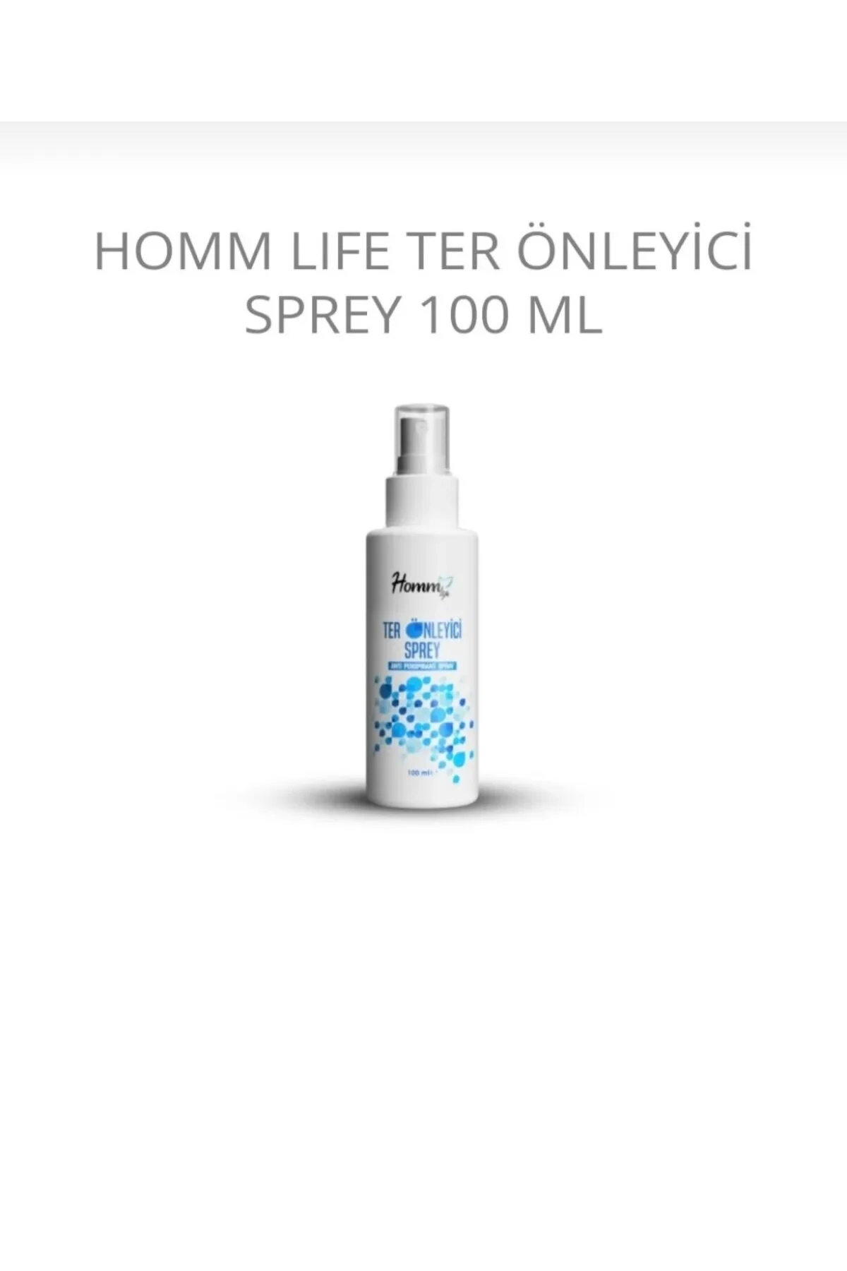 Homm Bitkisel Ter Önleyici Sprey 100 Ml