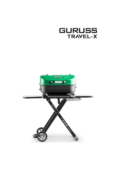 Guruss Travel-x Taşınabilir Mangal Tam Set Yeşil Model:grs18
