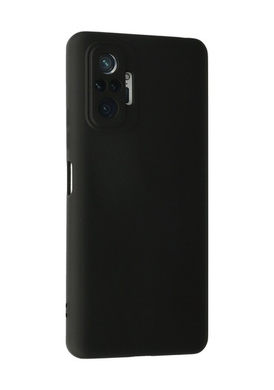 Xiaomi Redmi Note 10 Pro Uyumlu Kılıf Nano İçi Kadife Silikon - Siyah