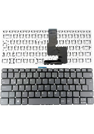 Lenovo Uyumlu V14-ADA 82C600GQTX034 Klavye Füme Tuş Takımı