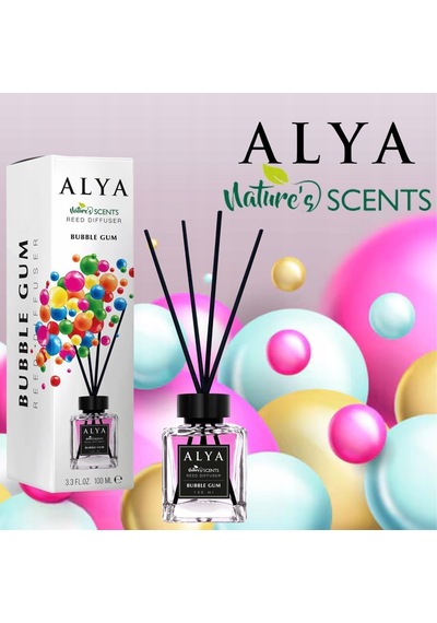 Alya Nature's Scents Bubble Gum Bambu Çubuklu Oda Kokusu Diğer