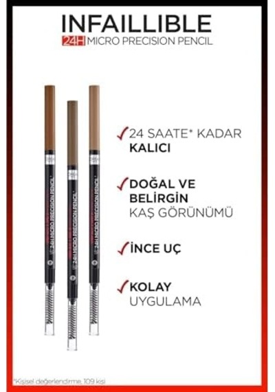 Brow Skinny Definer Kaş Kalemi - 5.0 Light Brunette