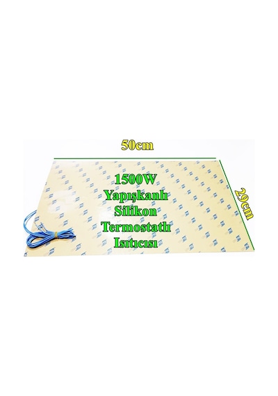 Açık Büfe Silikon 50x29cm Yapışkanlı Termikli Rezistans 1500w R1082