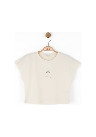 Nk Kids Intimate Kız Çocuk T-shirt 38353 Krem